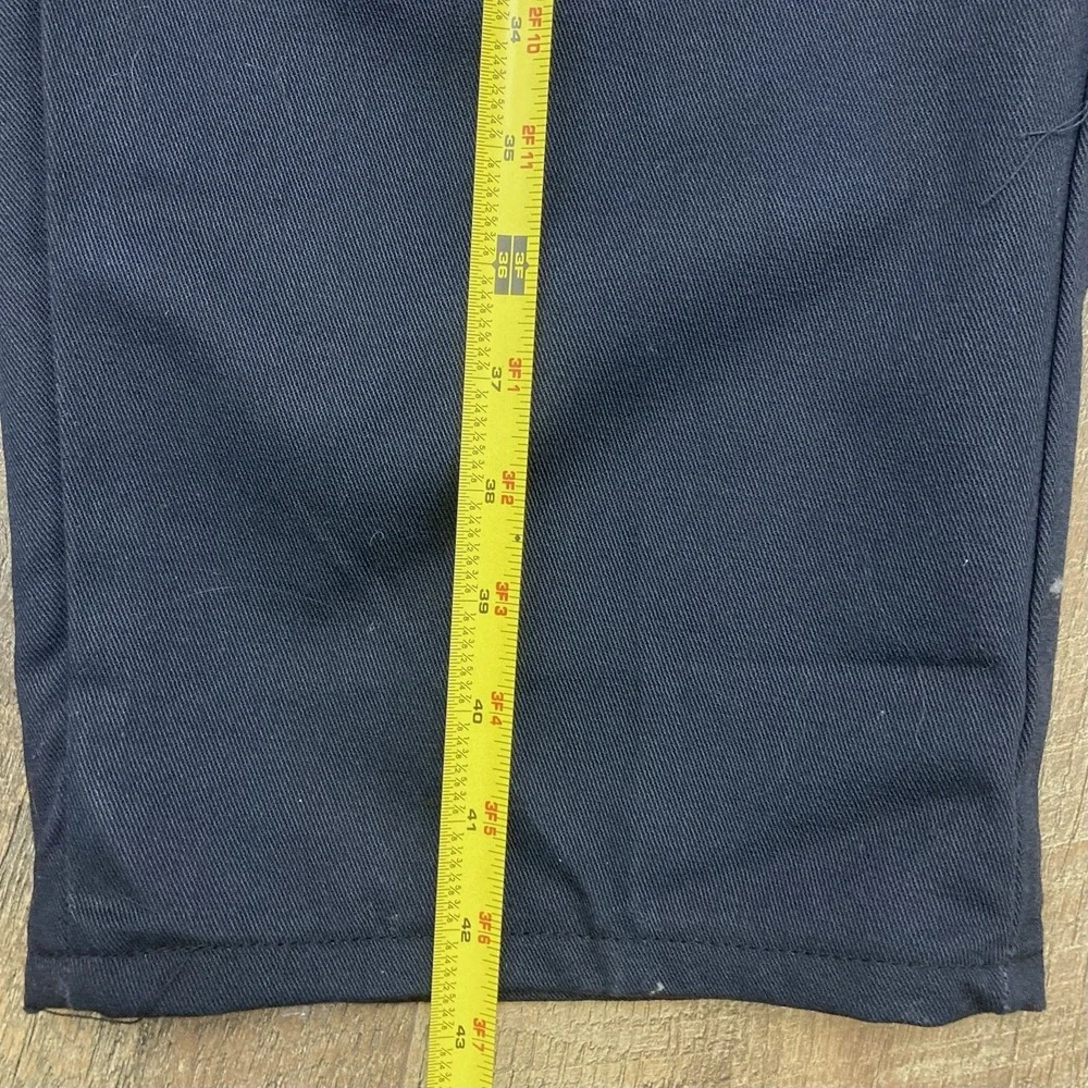 NWT Bulwark FR Navy Blue Utility Work Pants PEW2NV1 CAT2 2112 sz 48x36U Unhemmed